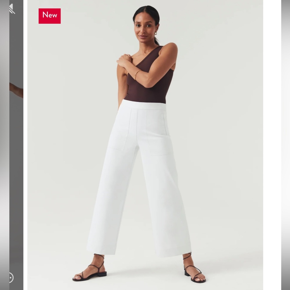 NWT SPANX On-the-Go Wide Leg Pant with Ultimate Opacity Technology